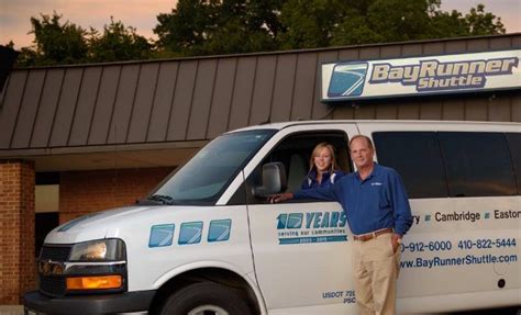 Bayrunner shuttle - Customers needing support for BayRunner Shuttle services on the eastern shore including our stops in Ocean City, Ocean Pines, Salisbury, Cambridge, Easton, and Kent Island. For Customer Support call: 410-912-6000 Email: Reservations@bayrunnershuttle.com. Office Address: 547C Riverside Drive Salisbury, MD 21801 Phone: 410-912-6000 FAX: 410-334-6443 